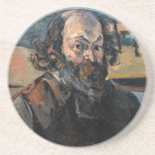 Paul Cezanne - Zelfportret Zandsteen Onderzetter