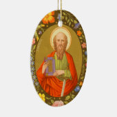 Paul de Apostle (PM 06) met twee zijden Keramisch Ornament (Rechts)
