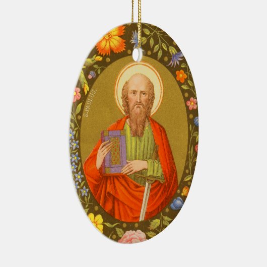 Paul de Apostle (PM 06) met twee zijden Keramisch Ornament (Rechts)