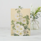 Paul De Longpre - Hollyhocks 1901 Kaart (Staand voorkant)