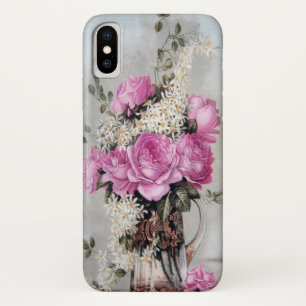 Paul De Longpre Roze Roses in Vase Case-Mate iPhone Case