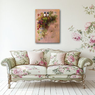  Paul-de-Longpre-vogels en bijen Poster