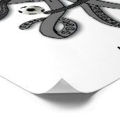 Paul de voetbaloctopus poster (Hoek)