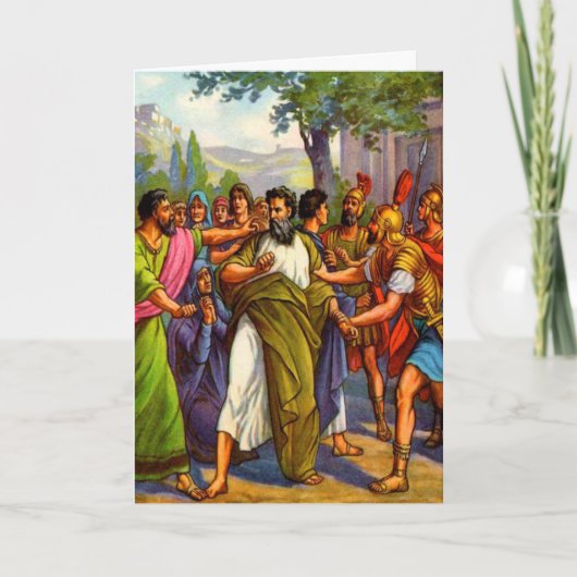 Paul die naar gevangenisWenskaart gaan Kaart (Voorkant)