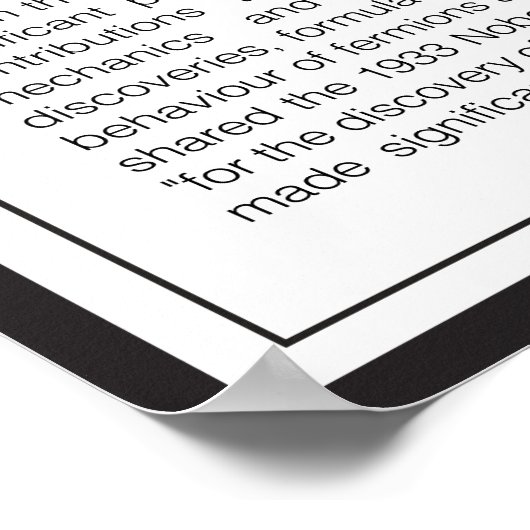 Paul Dirac Poster (Hoek)