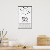 Paul Dirac Poster (Keuken)