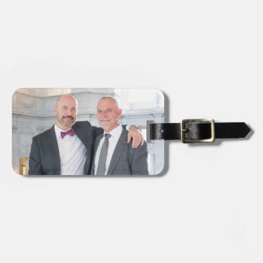 Paul + Don's Wedding Bagagelabel (Voorkant horizontaal)