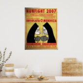 Paul en Storm Nun FIght Poster (Kitchen)