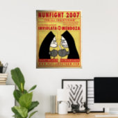 Paul en Storm Nun FIght Poster (Home Office)