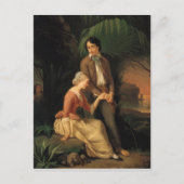 Paul en Virginie Briefkaart (Voorkant)