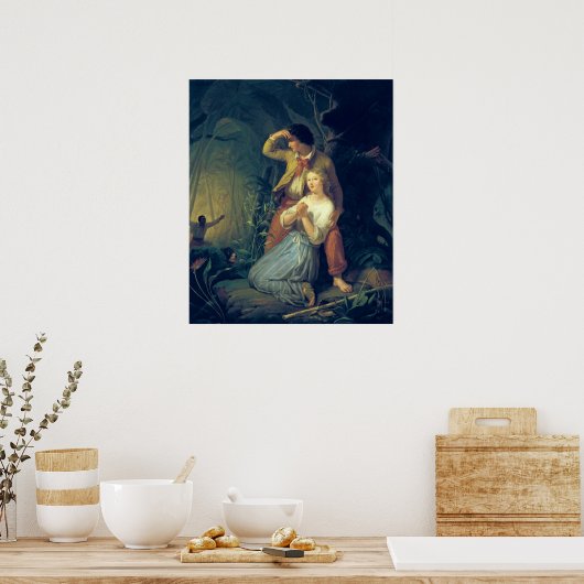 Paul en Virginie Poster (Keuken)