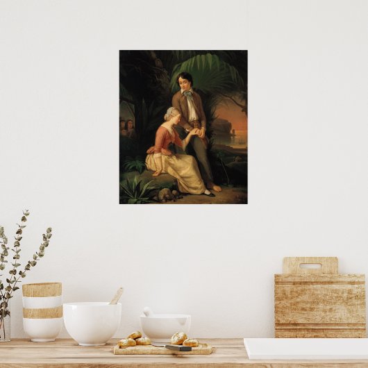 Paul en Virginie Poster (Keuken)