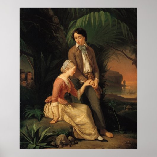 Paul en Virginie Poster (Voorkant)