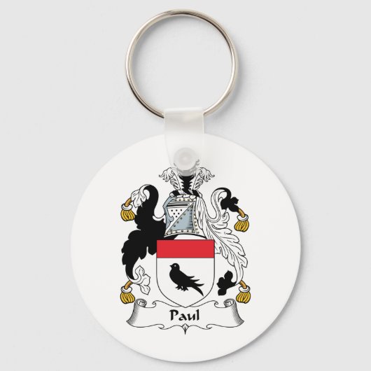 Paul Family Crest Sleutelhanger (Voorkant)