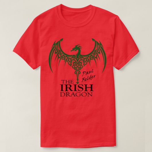 Paul Felder De Ierse draak T-shirt (Design voorkant)