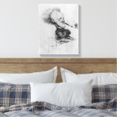 Paul Ferdinand Gachet (1862-1930) c.1887 (potlood Canvas Afdruk (Insitu (Slaapkamer))