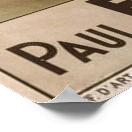 Paul Forestier Champagne Add Poster (Hoek)