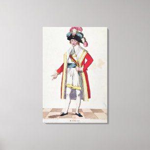 Paul Francois Jean Nicolas Vicomte de Barras Canvas Afdruk