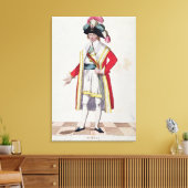 Paul Francois Jean Nicolas Vicomte de Barras Canvas Afdruk (Insitu (Woonkamer))