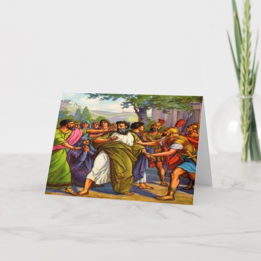 Paul gaat naar het Wenskaart Kaart (Voorkant)