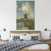 Paul Gabriël, winnaar van de stembus Canvas Afdruk (Insitu (Slaapkamer))