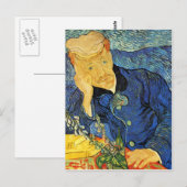 Paul Gachet Portret, Vincent van Gogh Briefkaart (Voorkant / Achterkant)