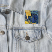 Paul Gachet Portret, Vincent van Gogh Vierkante Button 5,1 Cm (In situ)