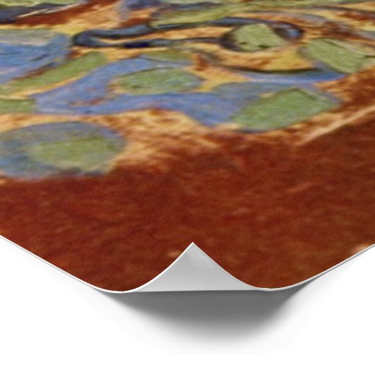 Paul Gachet (tweede versie) van Vincent van Gogh Poster (Hoek)