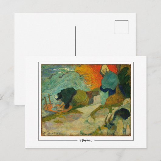 Paul Gauguin #17 - Kunstmatig Briefkaart (Voorkant / Achterkant)