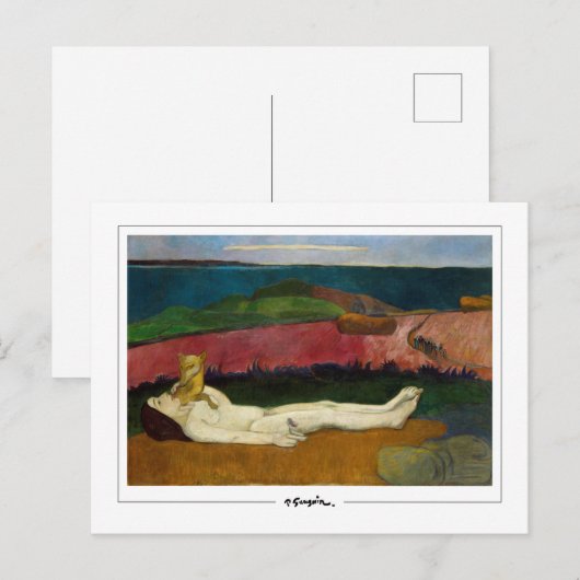 Paul Gauguin #246 - Kunstmatig Briefkaart (Voorkant / Achterkant)