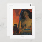 Paul Gauguin #396 - Kunstmatig Briefkaart (Voorkant / Achterkant)