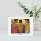 Paul Gauguin #421 - Kunstmatig Briefkaart (Staand voorkant)