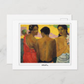 Paul Gauguin #421 - Kunstmatig Briefkaart (Voorkant / Achterkant)