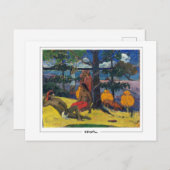 Paul Gauguin #469 - Kunstmatig Briefkaart (Voorkant / Achterkant)