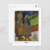 Paul Gauguin #489 - Kunstmatig Briefkaart (Voorkant / Achterkant)