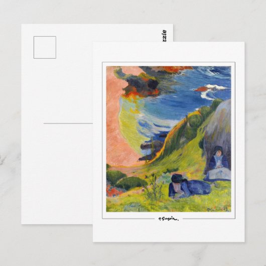 Paul Gauguin #642 - Kunstmatig Briefkaart (Voorkant / Achterkant)