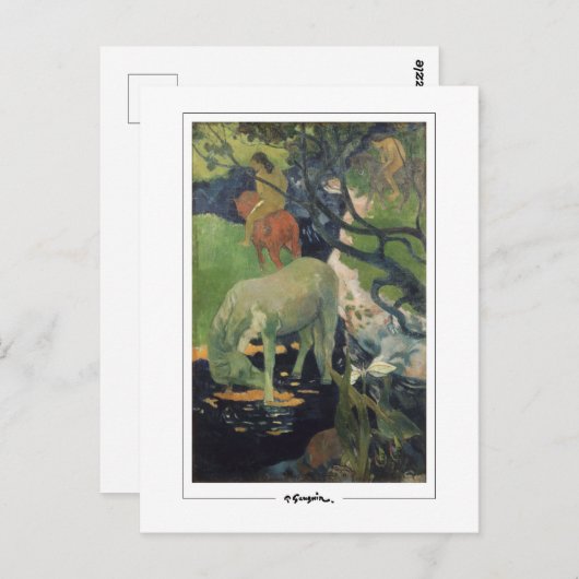 Paul Gauguin #646 - Kunstmatig Briefkaart (Voorkant / Achterkant)