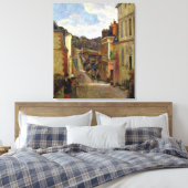 Paul Gauguin | A Suburban Street, 1884 Canvas Afdruk (Insitu (Slaapkamer))