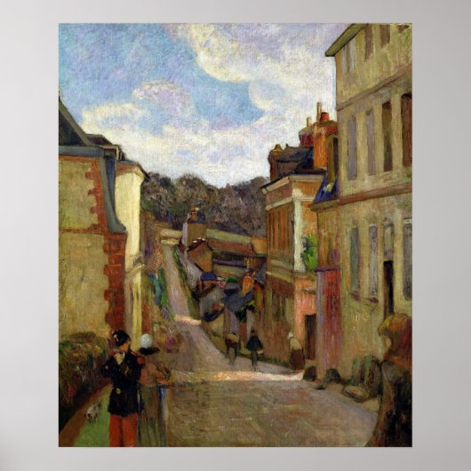Paul Gauguin | A Suburban Street, 1884 Poster (Voorkant)