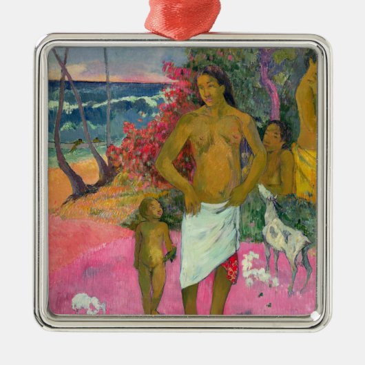 Paul Gauguin | A Walk by the Zee, 1902 Metalen Ornament (Voorkant)