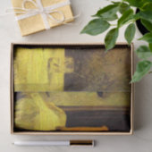 Paul Gauguin, "Aan het raam" schilderij Tissuepapier (Geschenk)