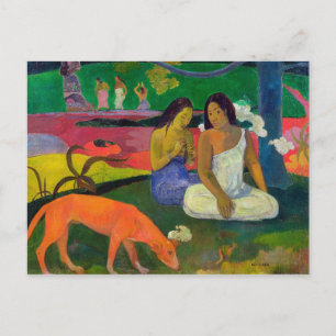 Paul Gauguin Areaal, 1892 Briefkaart