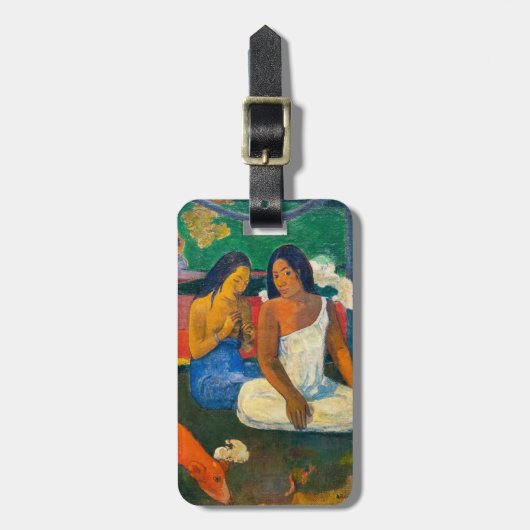 Paul Gauguin - Arearea / De Rode Hond Bagagelabel (Voorkant verticaal)
