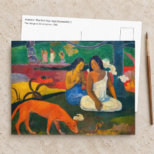 Paul Gauguin - Arearea / De Rode Hond Briefkaart
