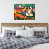 Paul Gauguin - Arearea / De Rode Hond Canvas Afdruk (Insitu (Slaapkamer))