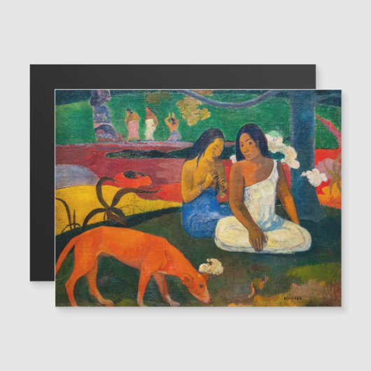 Paul Gauguin - Arearea / De Rode Hond Magnetische (Voorkant / Achterkant)