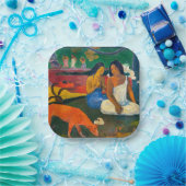 Paul Gauguin - Arearea / De rode hond Papieren Bordje (Feest)