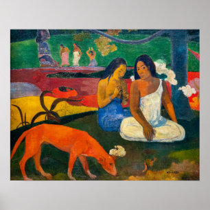 Paul Gauguin - Arearea / De Rode Hond Poster