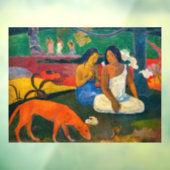 Paul Gauguin - Arearea / De Rode Hond Raamsticker (Vel 3)