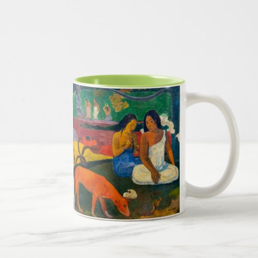 Paul Gauguin - Arearea / De Rode Hond Tweekleurige Koffiemok (Rechts)